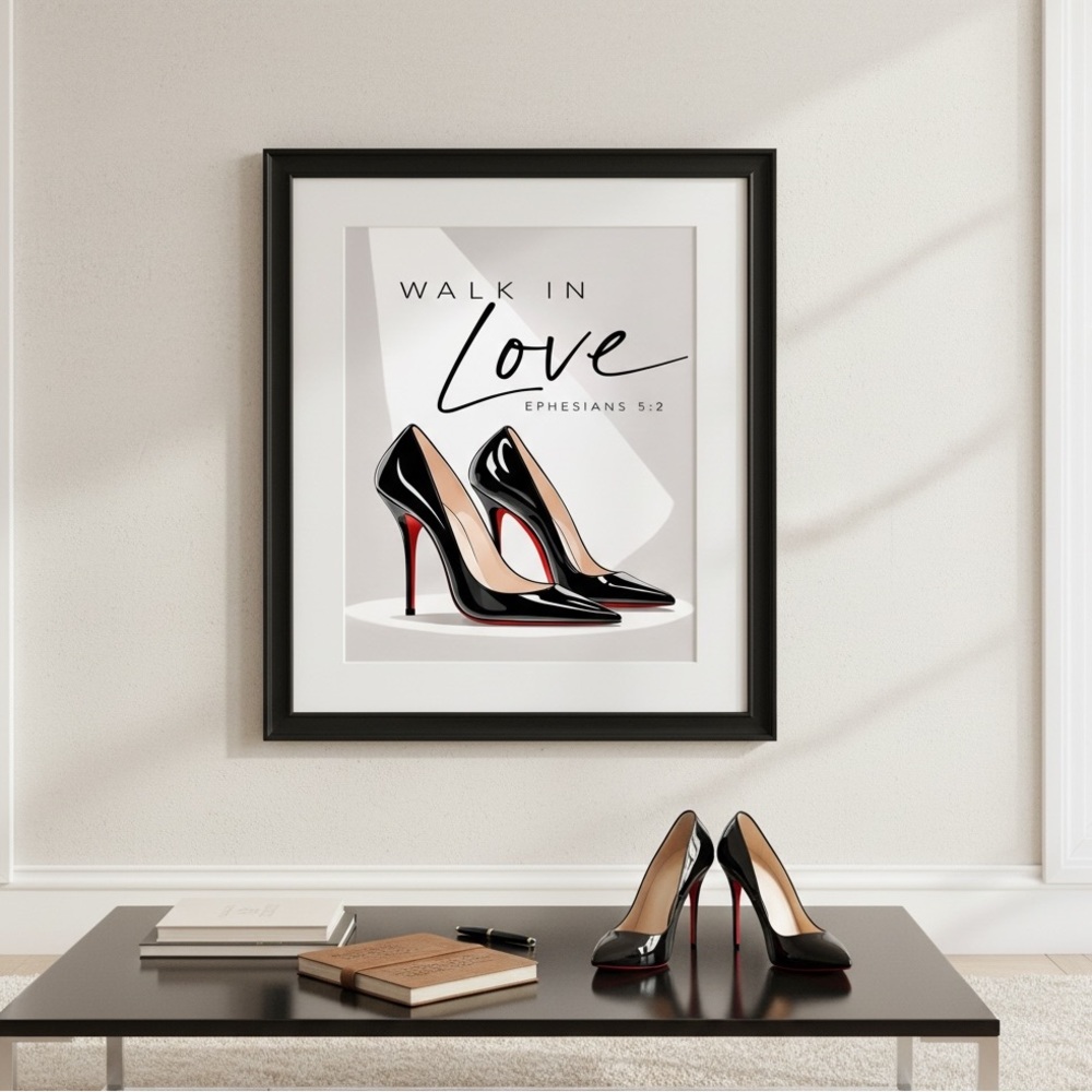 DDS Art Print, 8x10, Bible Verse, Paper Print, Unframed, Fashion Series